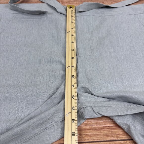 Mens Bonsoir London 100% Cotton Gray Pajama Set With White Piping - Picture 13 of 16